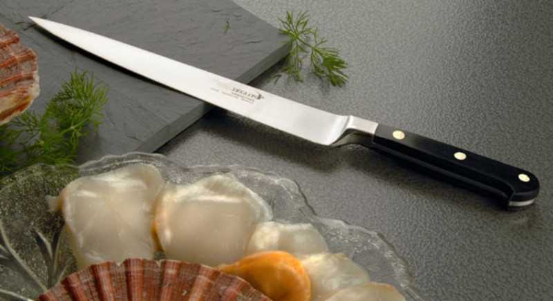Couteau de cuisine 15 cm inox bois compressé unie Grand Chef Deglon Deglon