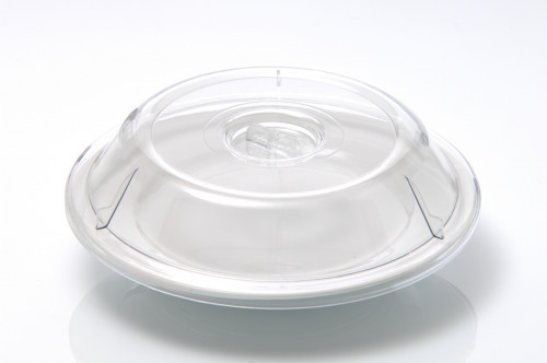 Couvre assiette rond transparent copolyester Ø 23,8 cm