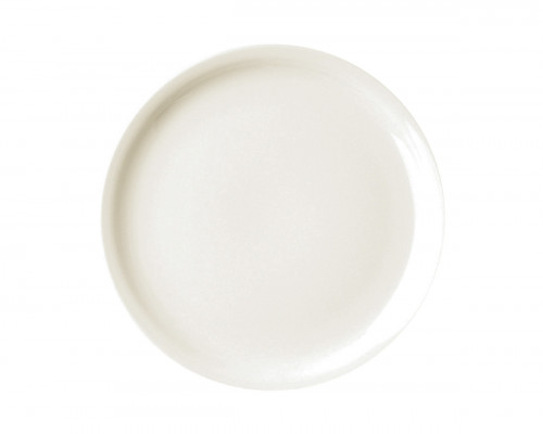 Assiette plate rond ivoire porcelaine vitrifiée Ø 24 cm Ska Rak