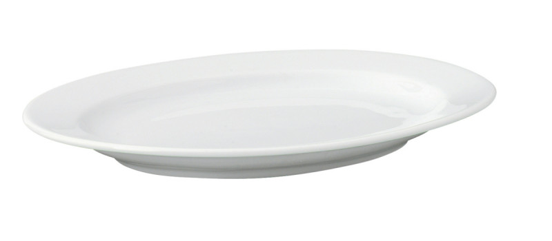 Plat ovale blanc porcelaine 21 cm K