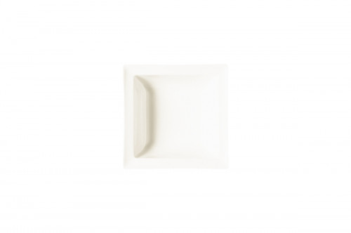 Coupelle carré ivoire porcelaine vitrifiée Classic Gourmet Rak
