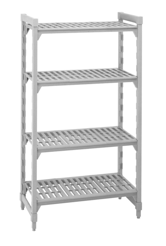 Rayonnage 4 niveaux acier 98 cm x 170 cm 800 kg 4 étagères Camshelving Cambro