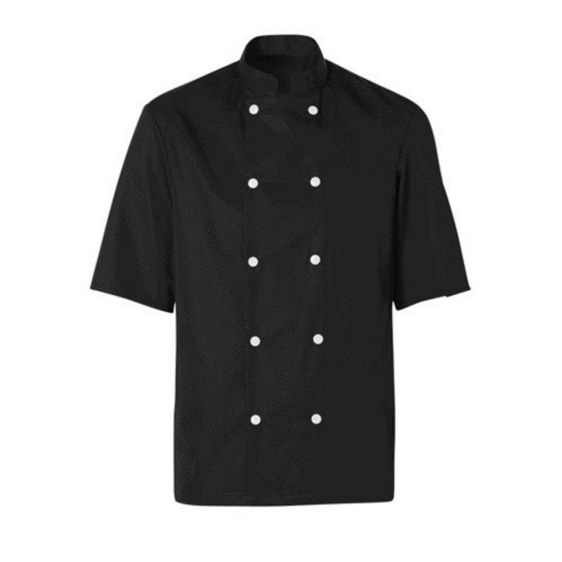 Veste de cuisine homme manche courte noir T5 Blake Molinel