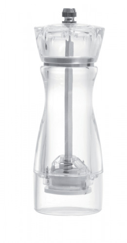 Moulin à poivre transparent Ø 5 cm 15 cm Spice Pro.mundi