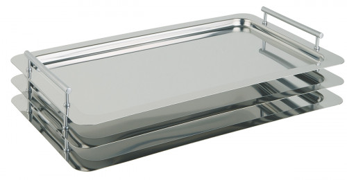 Plateau GN1/1 inox 18/10 53x32,5 cm Aps