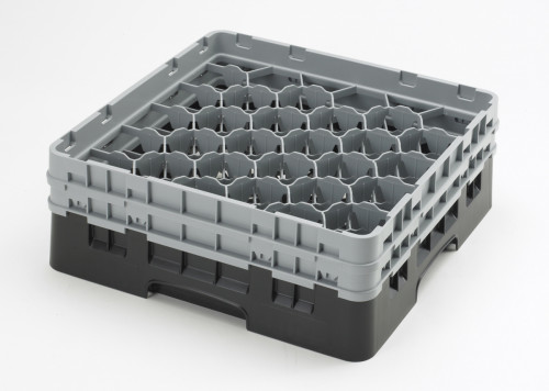 Casier lave-verres 30 compartiments 50x50x30,8 cm 7,94 cm 25,8 cm Camrack Cambro