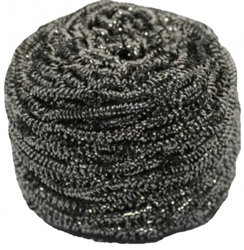 Boules de récurage inox 60g rond gris (10 pièces)