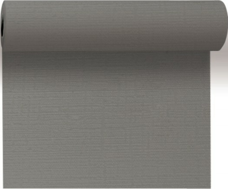 Nappe gris non tissé 180x127 cm Evolin Duni (25 pièces)