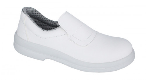 Chaussures mocassin de sécurité mixte blanc 35 Tony Nordways