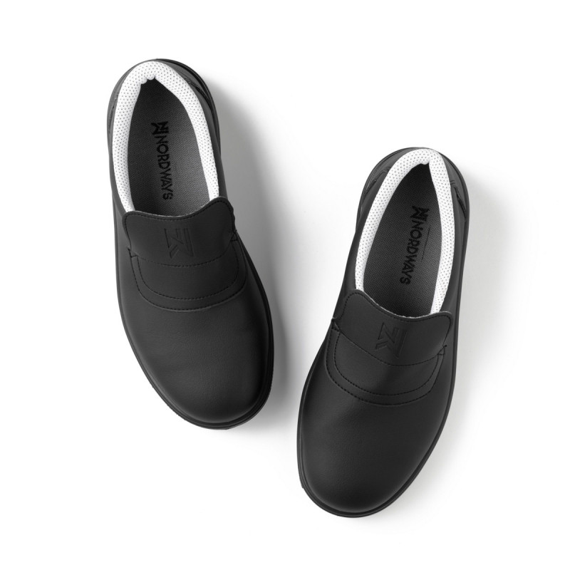 Chaussures mocassin de sécurité mixte noir 42 Tony Nordways