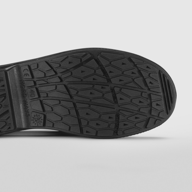 Chaussures mocassin de sécurité mixte noir 42 Tony Nordways