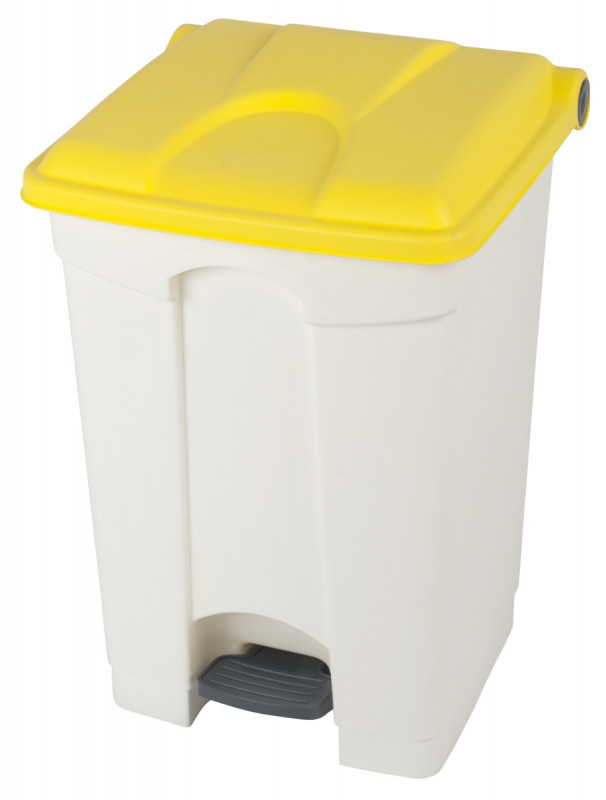 Collecteur à pédale plastique 45 L jaune Probbax