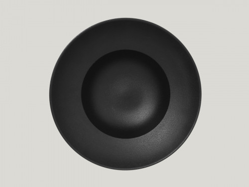 Assiette extra creuse rond noir porcelaine Ø 23 cm Neo Fusion Rak