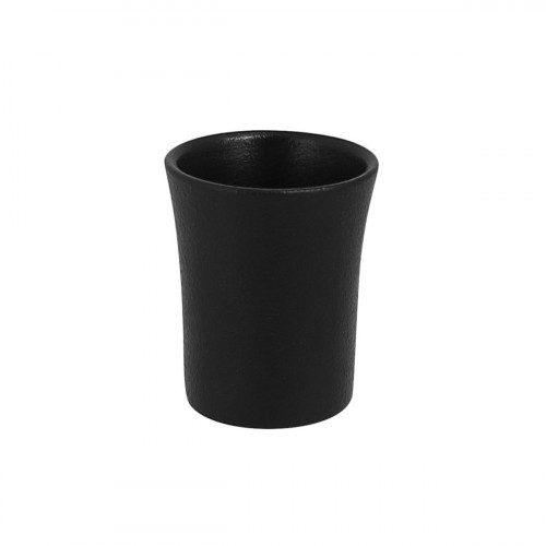Gobelet rond noir porcelaine vitrifiée Ø 6 cm Neo Fusion Rak