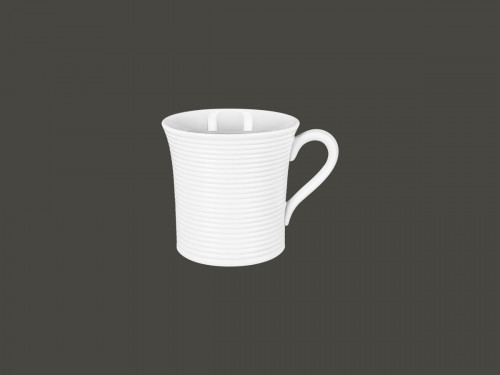 Tasse à thé rond blanc porcelaine vitrifiée 25 cl Ø 8,4 cm Evolution Rak