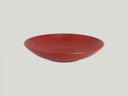 Assiette creuse rond rouge porcelaine Ø 26 cm Neo Fusion Rak