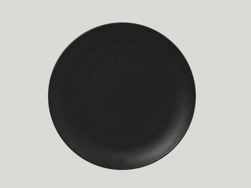 Assiette creuse rond noir porcelaine Ø 26 cm Neo Fusion Rak
