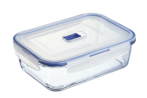Boîte avec couvercle rectangulaire transparent verre trempé 24,1 cm Pure Box Active Luminarc