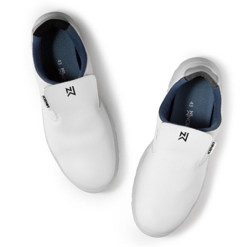 Mocassins de sécurité blanc 46 Brice Plus Nordways