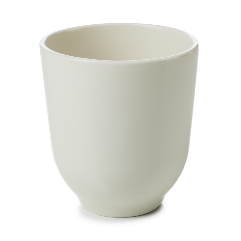 Tasse à thé rond ivoire porcelaine culinaire Ø 8 cm Adelie Revol