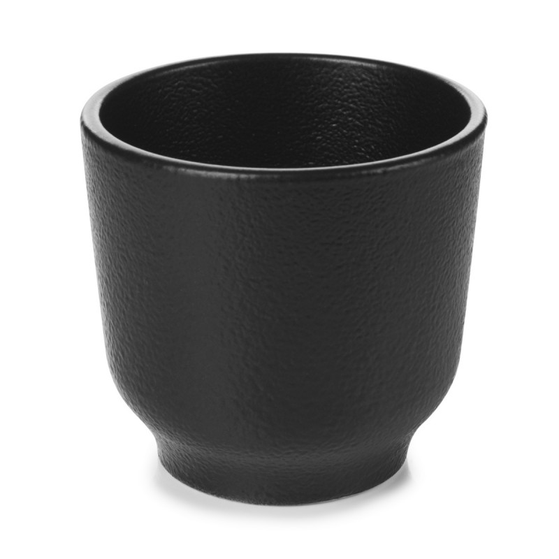 Tasse à expresso rond noir porcelaine culinaire Ø 6,5 cm Adelie Revol