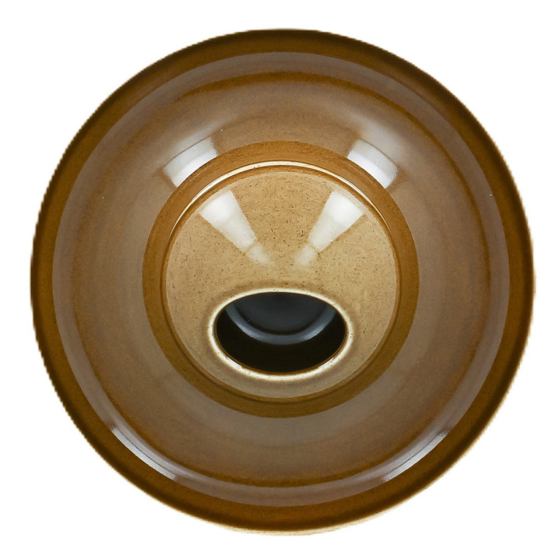 Assiette creuse rond bronze porcelaine vitrifiée Ø 18,9 cm Ashore Rak