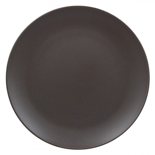 Assiette coupe plate rond brun porcelaine vitrifiée Ø 15 cm Genesis Rak
