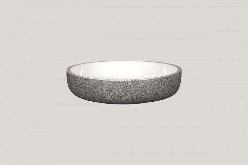 Assiette coupe creuse rond gris porcelaine Ø 19,8 cm Rakstone Ease Rak