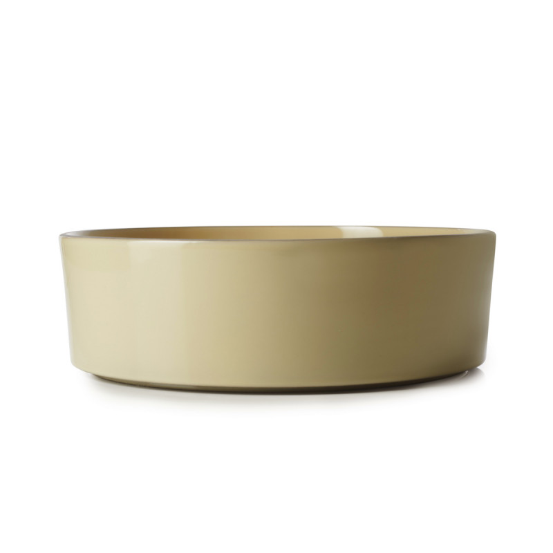 Saladier rond beige porcelaine culinaire Ø 25 cm CaractÈre Revol