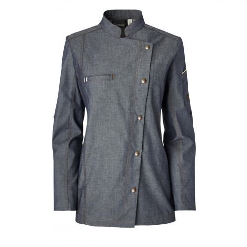 Veste femme manches longues bleu T00 Authentique Molinel