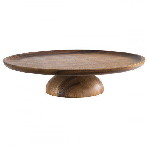 Présentoir à pâtisserie acacia Ø 330 mm 8 cm Acacia Aps