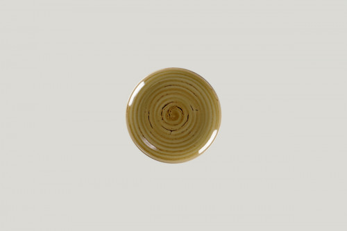 Assiette coupe plate rond Garnet porcelaine vitrifiée Ø 15 cm Rakstone Spot Rak