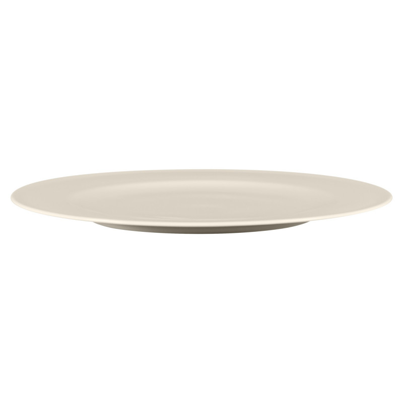 Assiette plate rond ivoire porcelaine bone china Ø 17 cm Bravura Rak