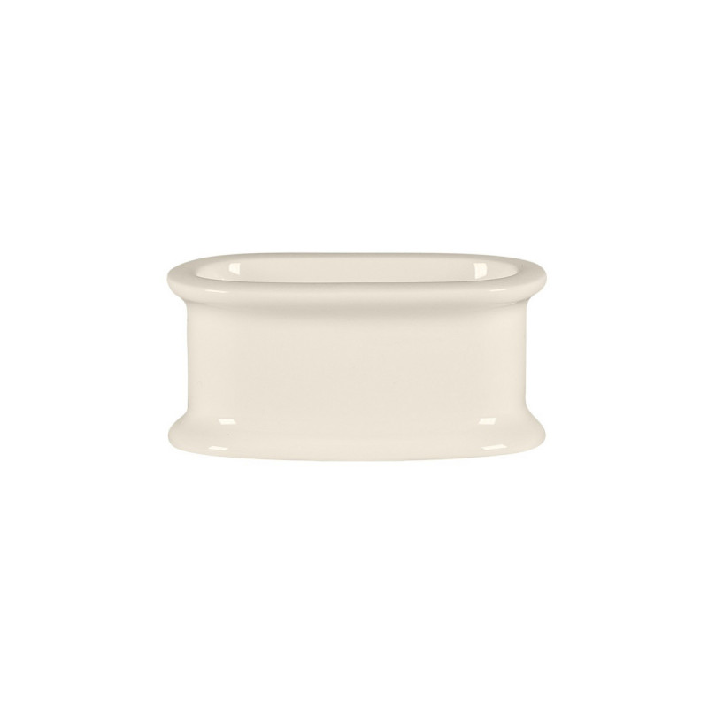 Anneau à serviette rond ivoire porcelaine bone china 6,5 cm Fedra Rak