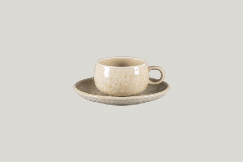 Tasse à café rond vanilla porcelaine 25 dl Ø 9 cm Krush Rak