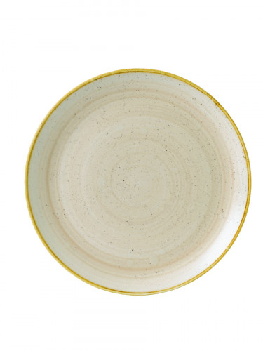 Assiette coupe rond Nutmeg Cream porcelaine vitrifiée Ø 32,4 cm Stonecast Churchill