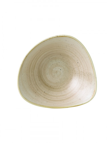 Bol triangulaire Nutmeg Cream porcelaine vitrifiée 15,3 cm Stonecast Churchill