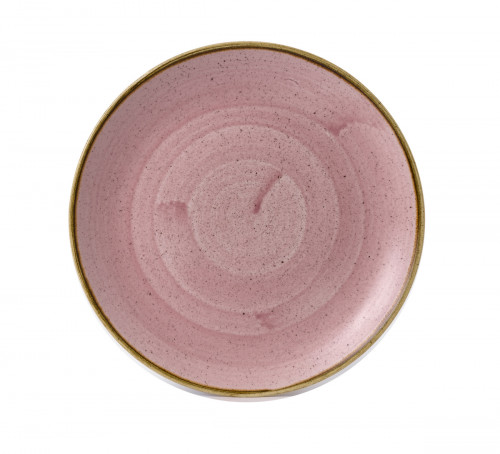 Assiette coupe rond Petal Pink porcelaine vitrifiée Ø 26 cm Stonecast Churchill