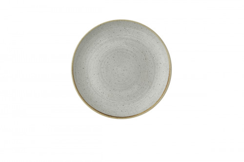 Assiette coupe rond raw grey porcelaine vitrifiée Ø 26 cm Stonecast Raw Churchill