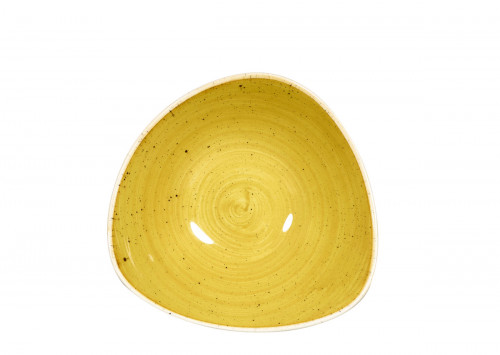 Bol triangulaire Mustard porcelaine vitrifiée 18,5 cm Stonecast Churchill