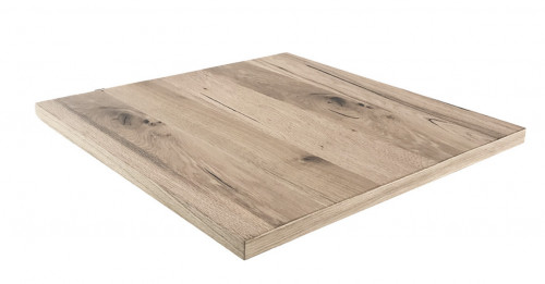 carré marron en bois 3x70x70 cm Odense