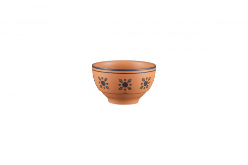 Bol à céréales rond Tero Décor Ostia porcelaine 63 cl Ø 13,5 cm Earth Rak