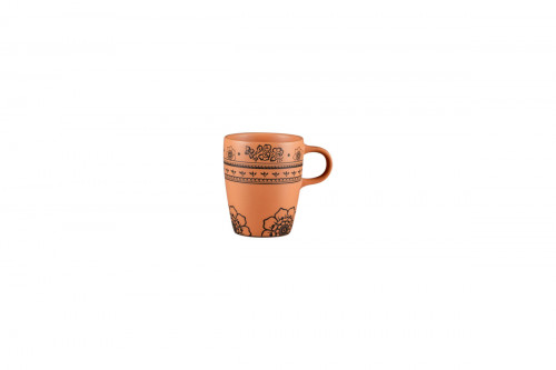 Tasse à thé rond Tero Décor Alexandria porcelaine 23 cl Ø 7,3 cm Earth Rak