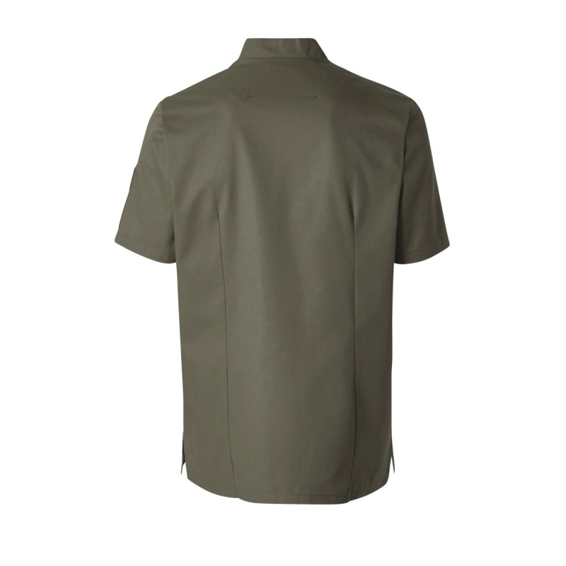 Veste de cuisine homme manche courte vert kaki T6 Shade Molinel
