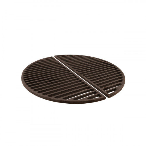 Lot de 2 grilles demi-lune pour Kamal XL fonte d'acier Ø 53 cm 2,5 cm Kamal Barbecook