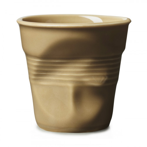 Gobelet expresso conique havane porcelaine 8 cl Ø 6,5 cm Froisse Revol