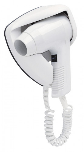Sèche-cheveux mural blanc 1200 W Jvd