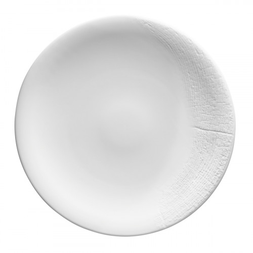 Assiette à pain rond blanc porcelaine de limoges Ø 14 cm Supernature Degrenne