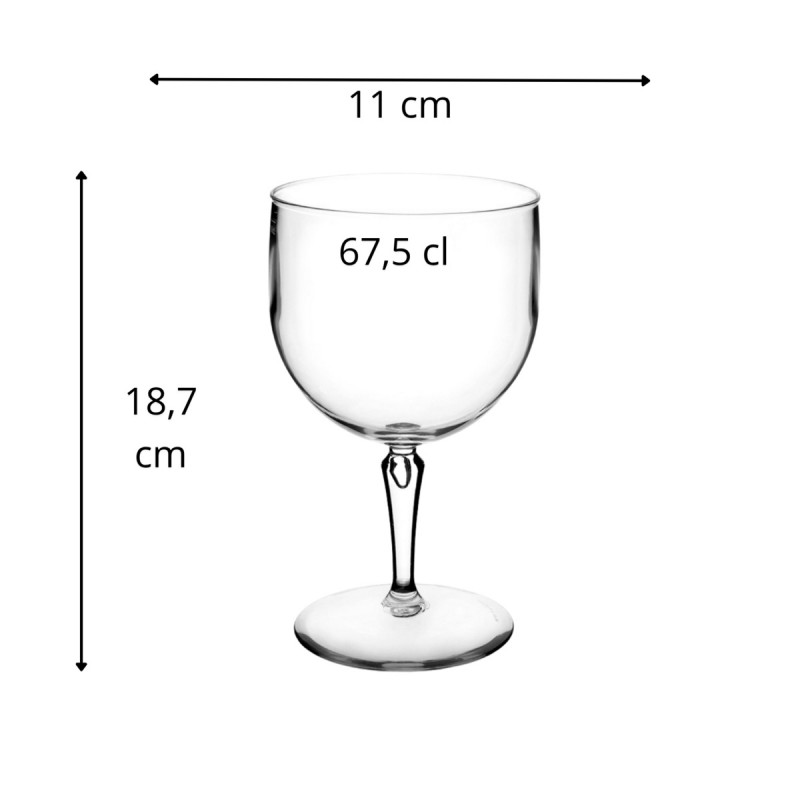 Verre à pied SAN 67,5 cl Piscine