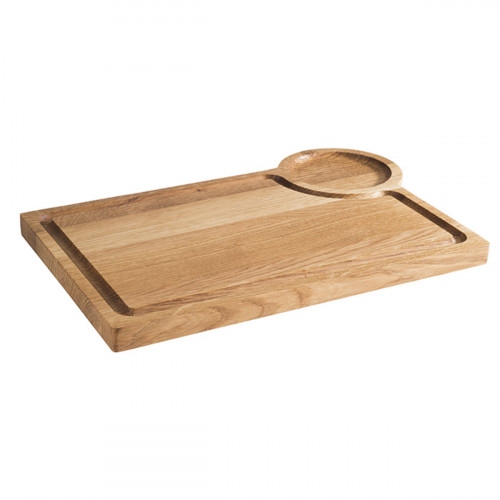 Planche à steak rectangulaire chêne 37 cm Oak Aps